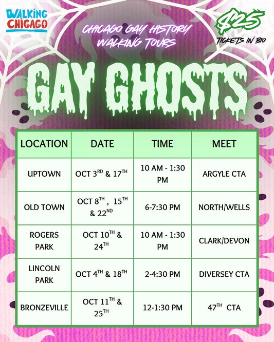 Chicago's Gay Ghosts: Uptown | October 3, 2026 Ticket